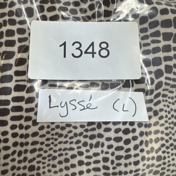 Edgy Snake Print Mob Wife Pants L Crop Legging Slinky Knit Pull-On Tummy-Shaping - Picture 16 of 16